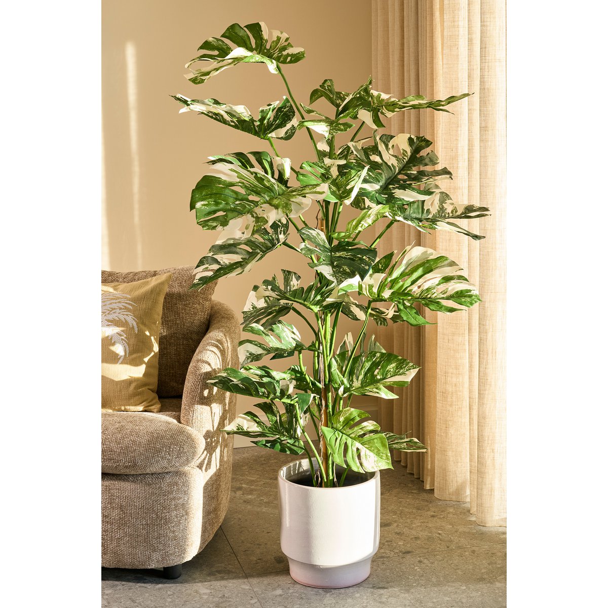 Künstliche Pflanze aus Probenahme - H140 x Ø120 cm - Grün