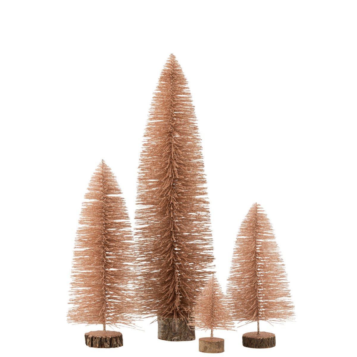 J-Line Weihnachtsbaum - Kunststoff - Rosa - Groß
