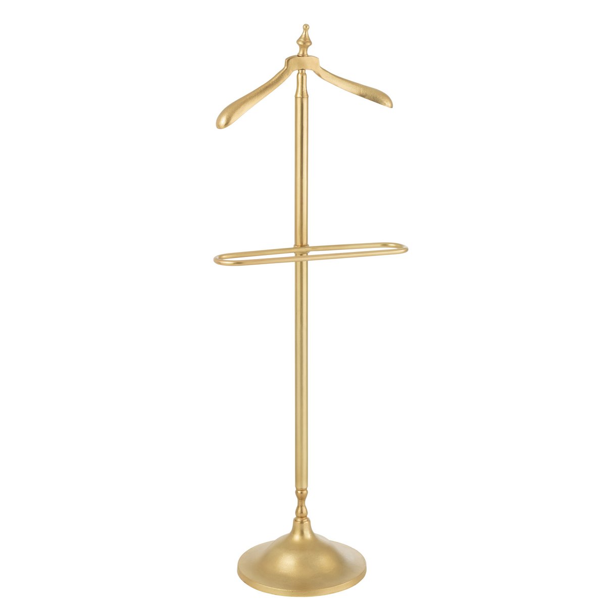 J-Line Garderobenständer Classic Aluminium Gold
