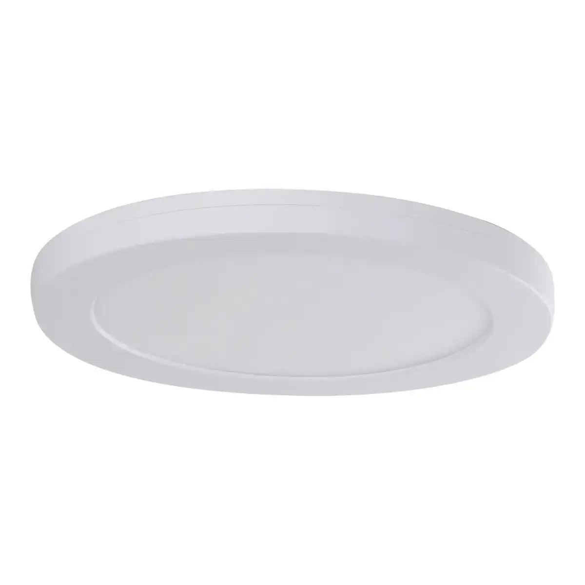 LED Deckenleuchte "BONUS" Ø21,7 cm, Funktionsleuchte Einbau- und Aufbau möglich, Deckenlampe aus Metall und Kunststoff in weiß, mit fest verbauten LEDs, inkl. CCT-Farbwechsler