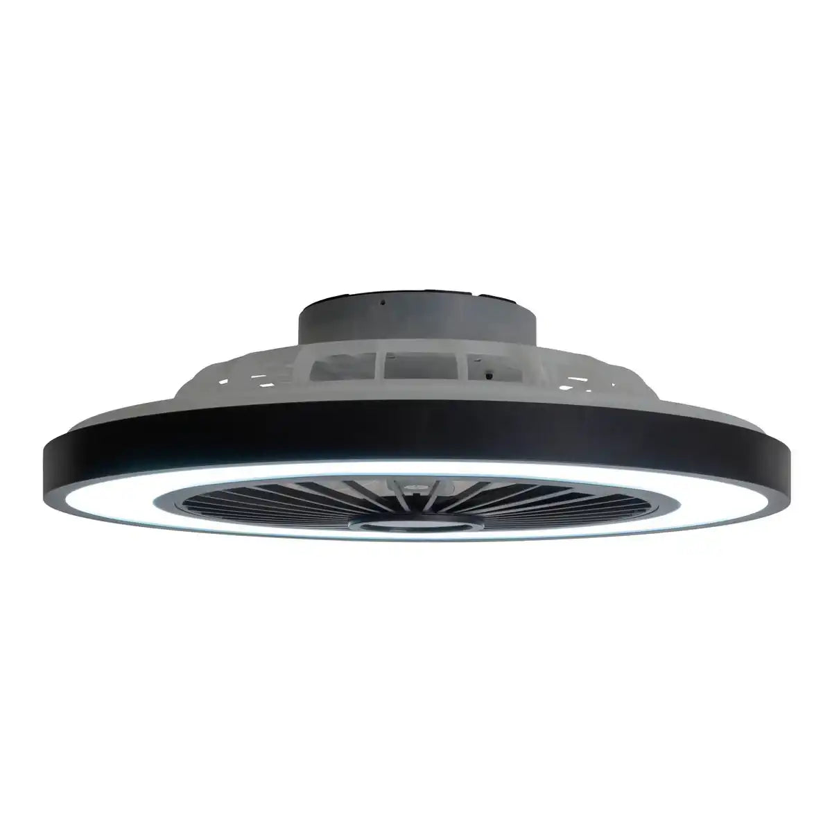LED Deckenleuchten + Ventilator "ARIOSO" Ø 54 cm, aus Metall und Kunststoff, mit vielen Funktionen
