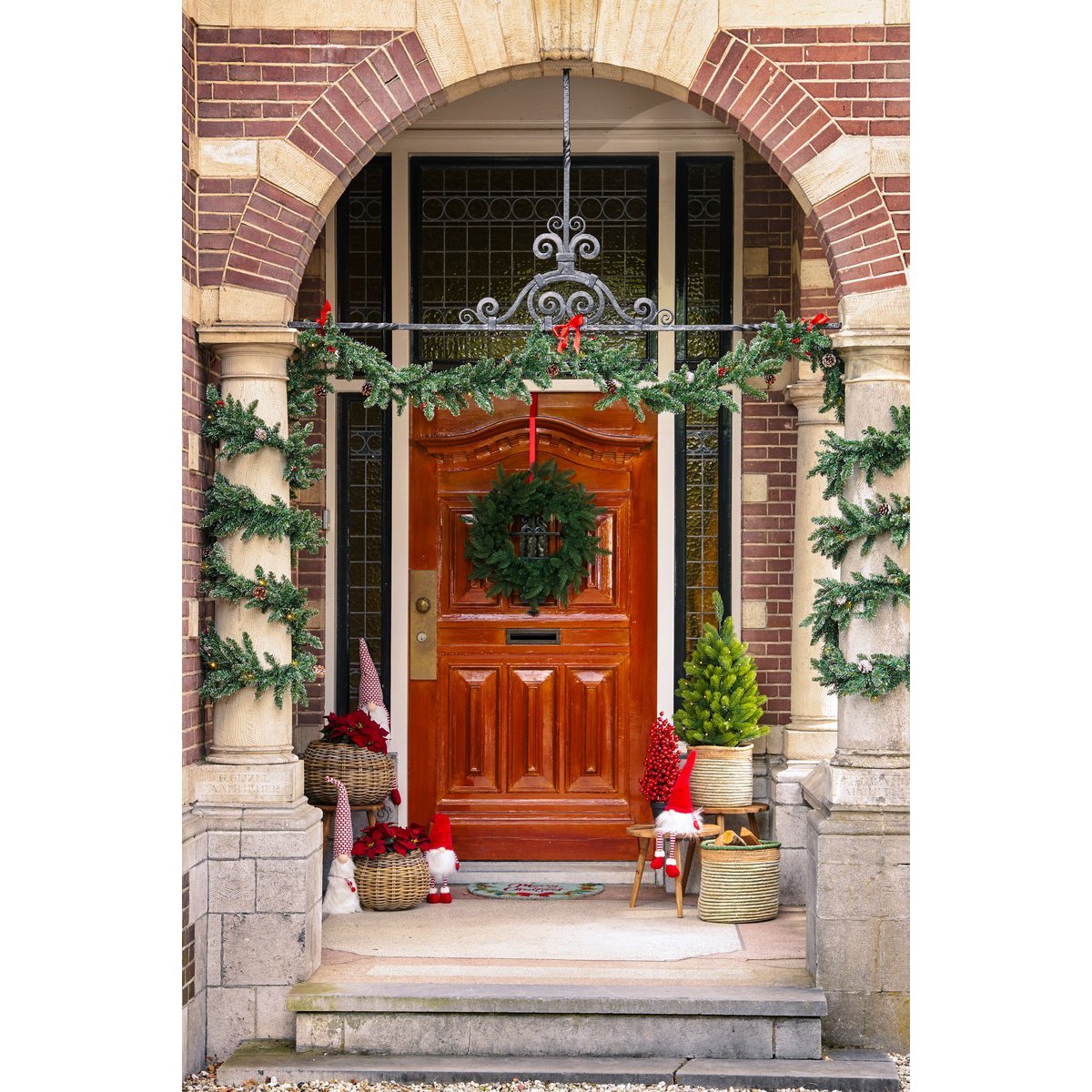 Abies Nordmann Weihnachtskranz - Ø60 cm - Grün