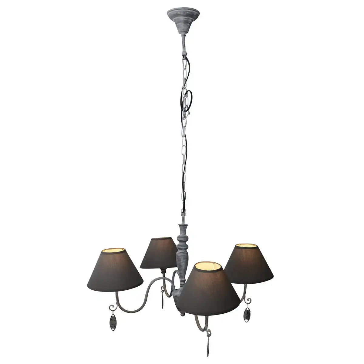 Deko-Krone schwarz d: 55cm "CASTELLUM"