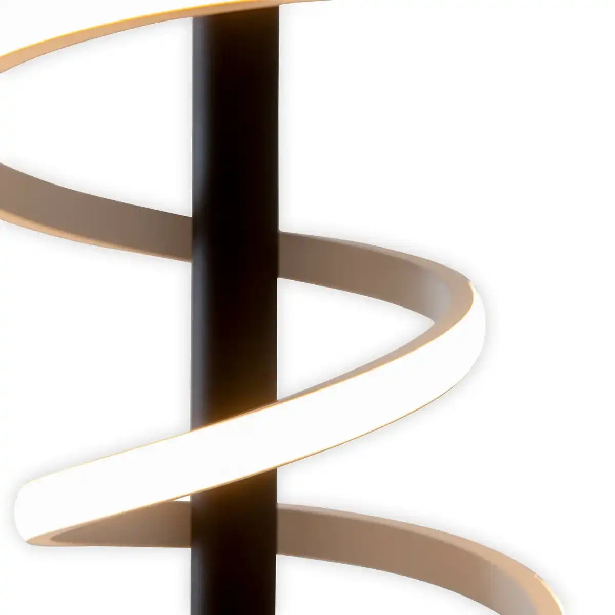 LED Tischleuchte "BELLEZA", moderne Tischlampe aus Metall und Kunststoff in Schwarz, und Weiß, mit fest verbauten LEDs, 50 cm hoch, Beleuchtung für Wohnzimmer, Esszimmer, Schlafzimmer oder Büro.