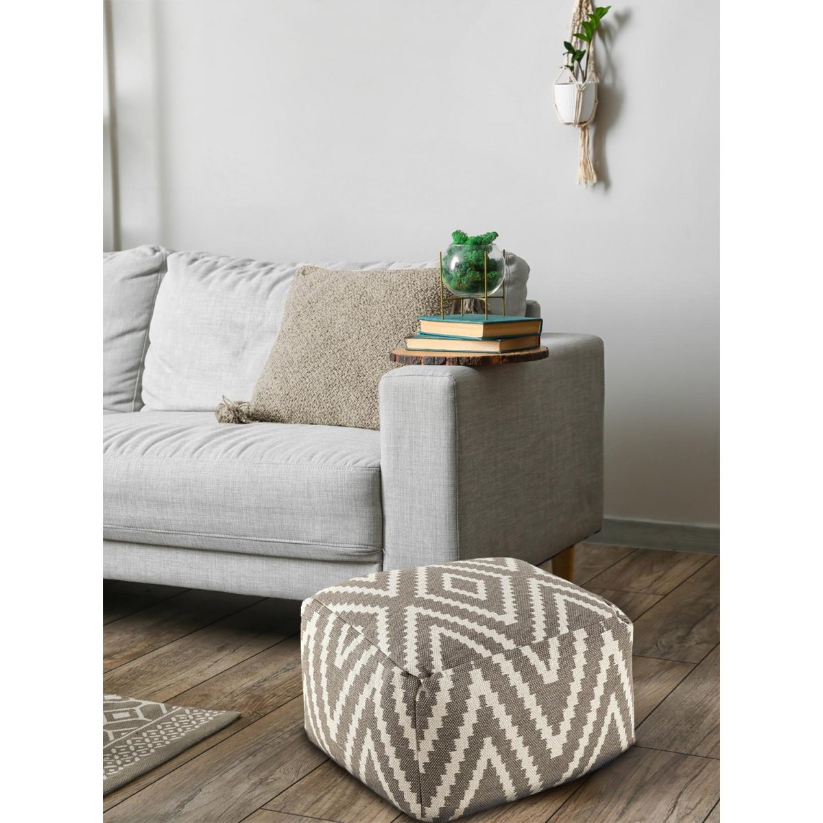 Sitzwürfel Fußhocker Sitzhocker 50x35x50cm Pouf