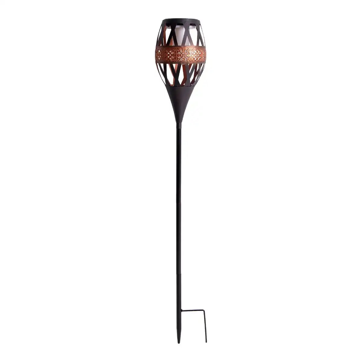 LED-Solar Erdspieß h: 85cm mit Flammeneffekt; Flame Light