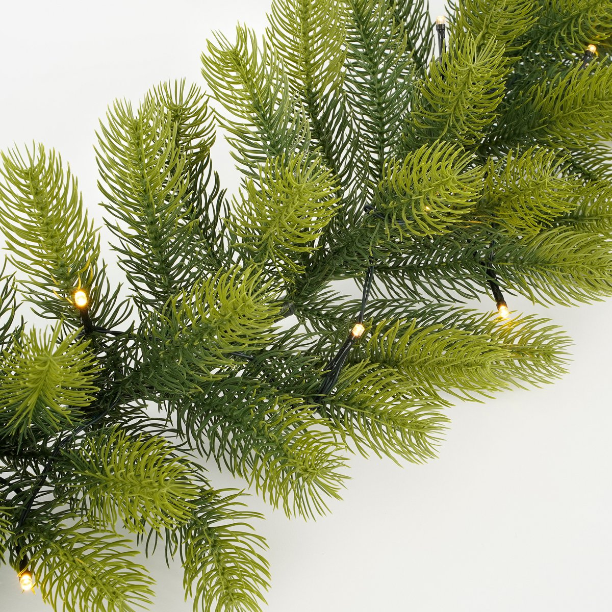 Girlande mit LED -Beleuchtung - L270 cm - Grün
