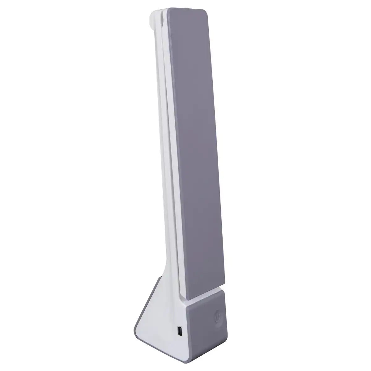 LED Akku-Tischleuchte "ULF" grau, aus Metall und Kunststoff in Grau und weiß, mit fest verbauten LEDs, 26 cm hoch, Lichtfarbe in 3 Stufen einstellbar