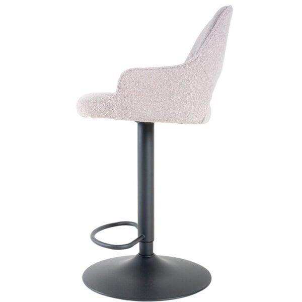 Barhocker Vivian – Bouclé – Natur - HomeDesign Knaus