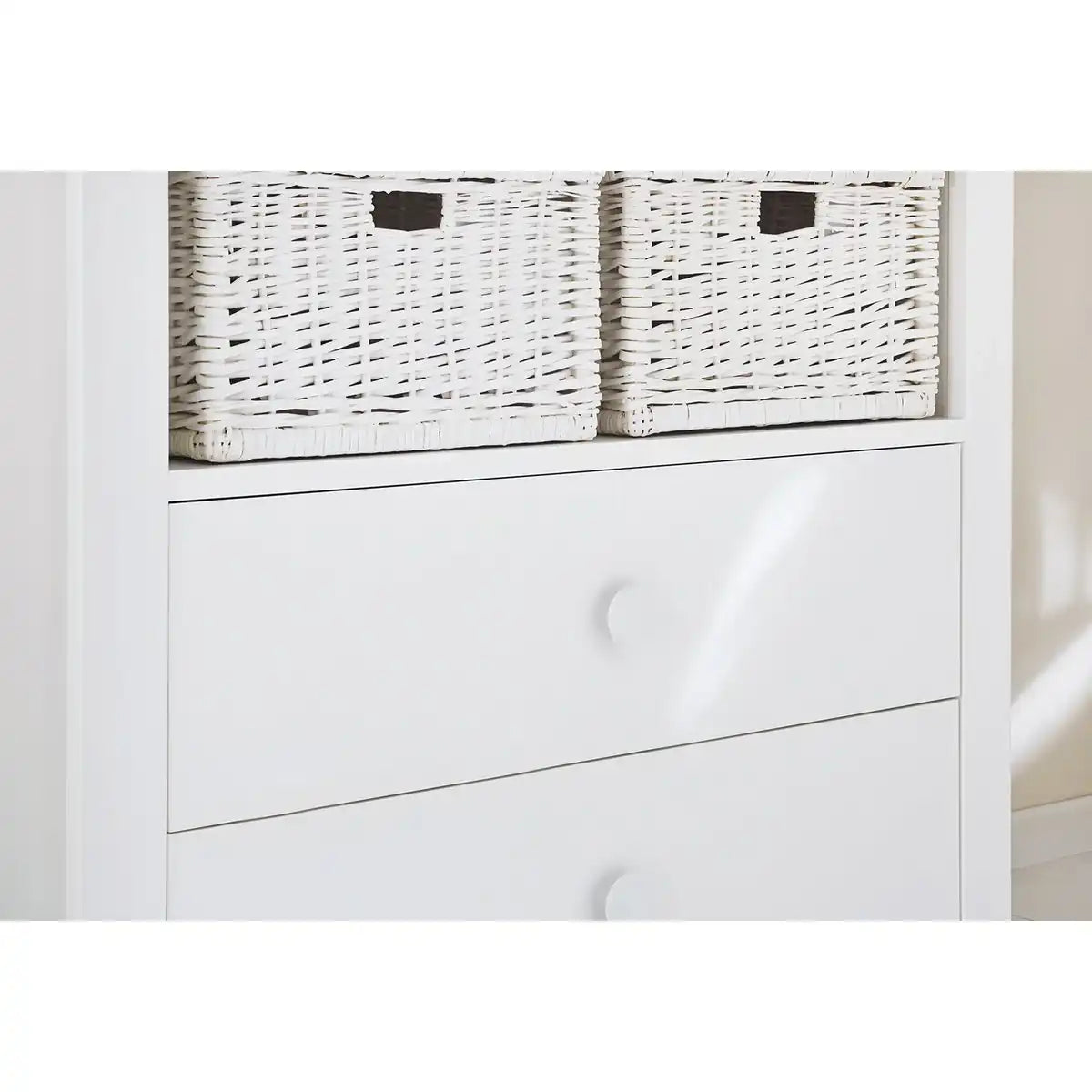 Baumschule 'Florentina' extra breit groß
3-teilig: Kinderbett, extra breite Wickelkommode, großer Kleiderschrank - HomeDesign Knaus