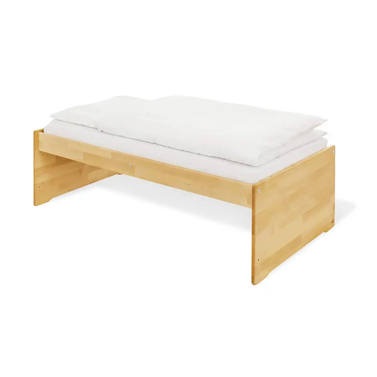 Baumschule 'Natura' extra breit
3-teilig: Kinderbett, extra breite Wickelkommode, 2-türiger Kleiderschrank - HomeDesign Knaus