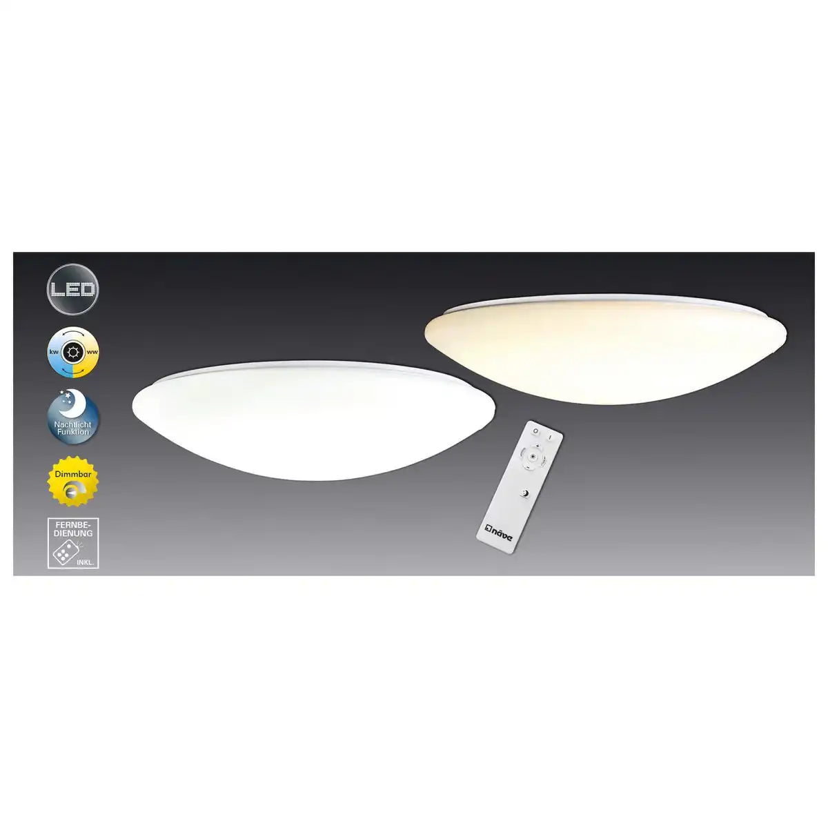 LED Deckenleuchte "ADELAIDE" Ø:78cm