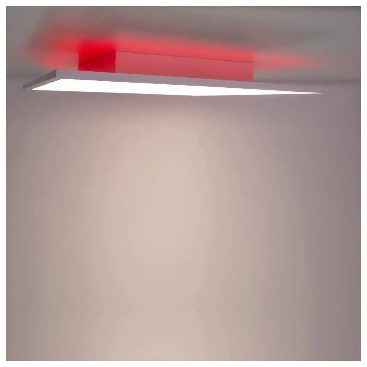 Smart Home LED Backlight Panel Seitenlänge 45 cm, viele Funktionen, Einbauleuchte aus Metall und Kunststoff, integrierte LEDs