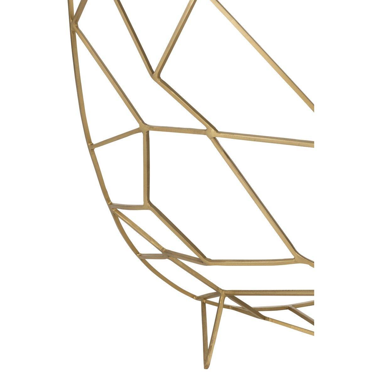 J-Line Konsole Moza Metall/Glas Gold