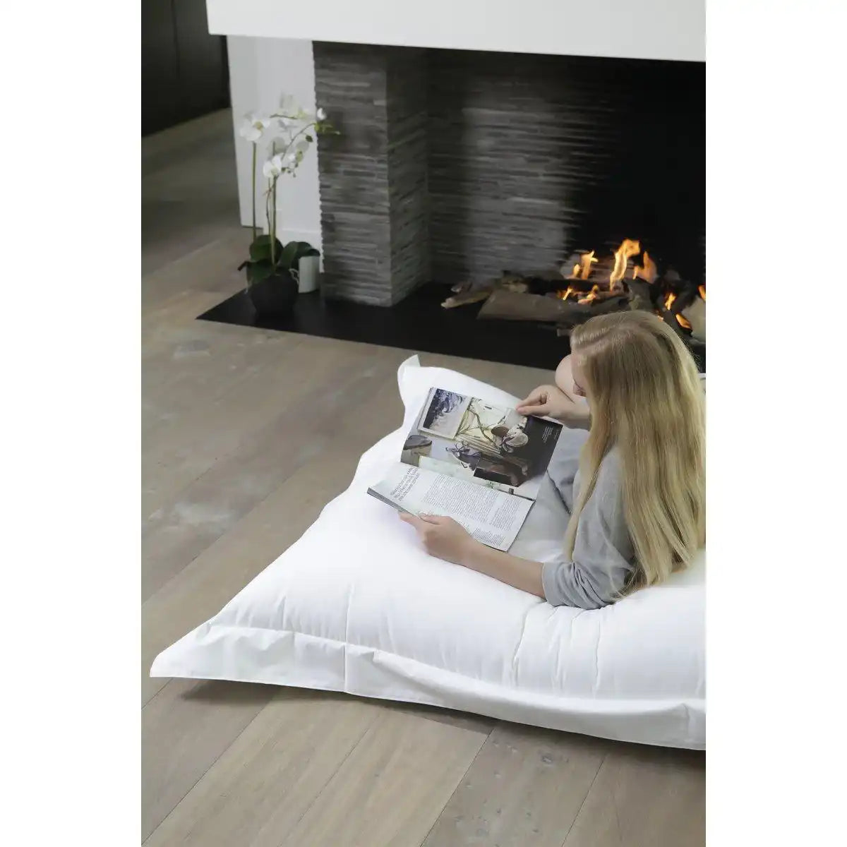 BEANBAG - blanc - HomeDesign Knaus