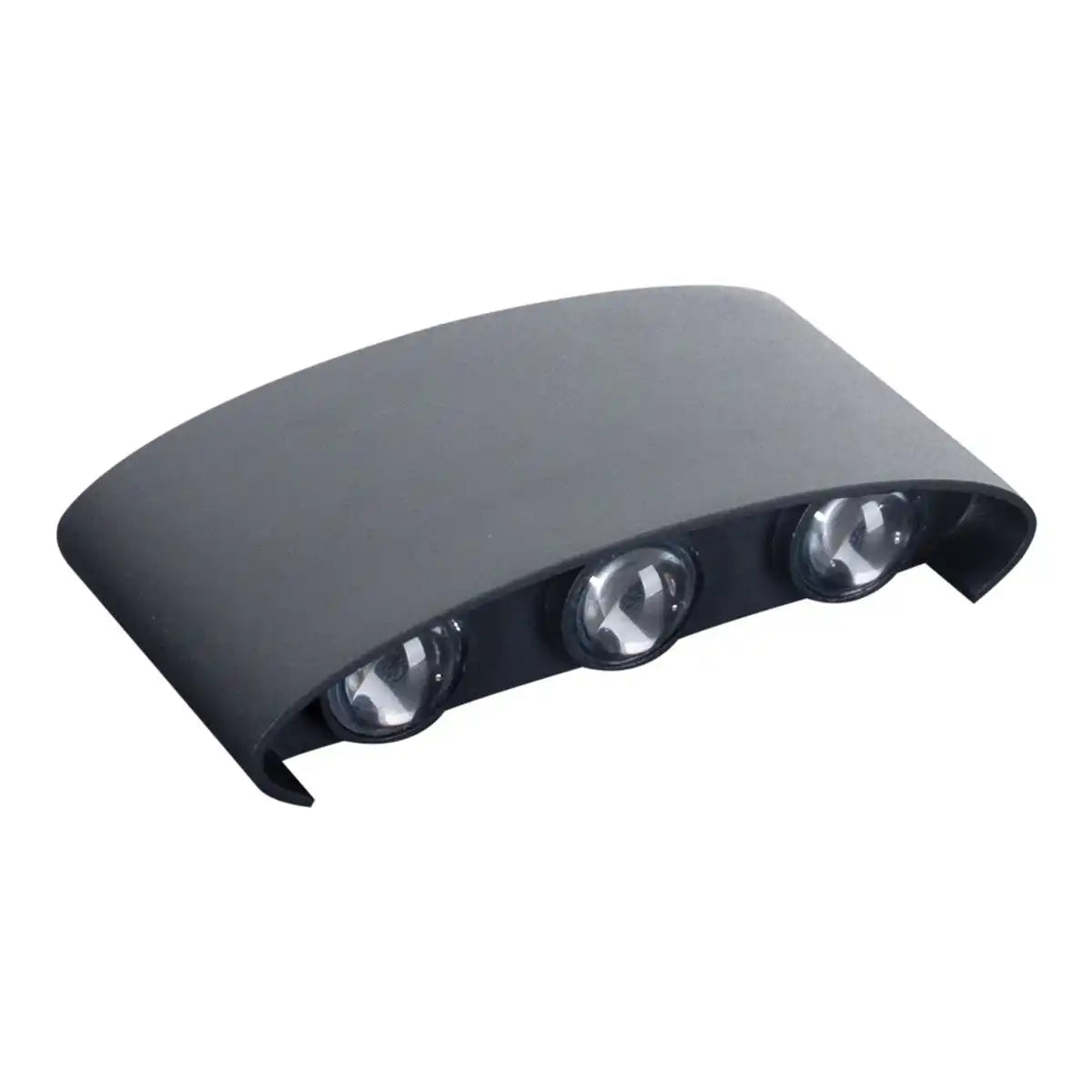 LED Außenwandleuchte "AURON" , aus Metall in Anthrazit, mit integrierter LED