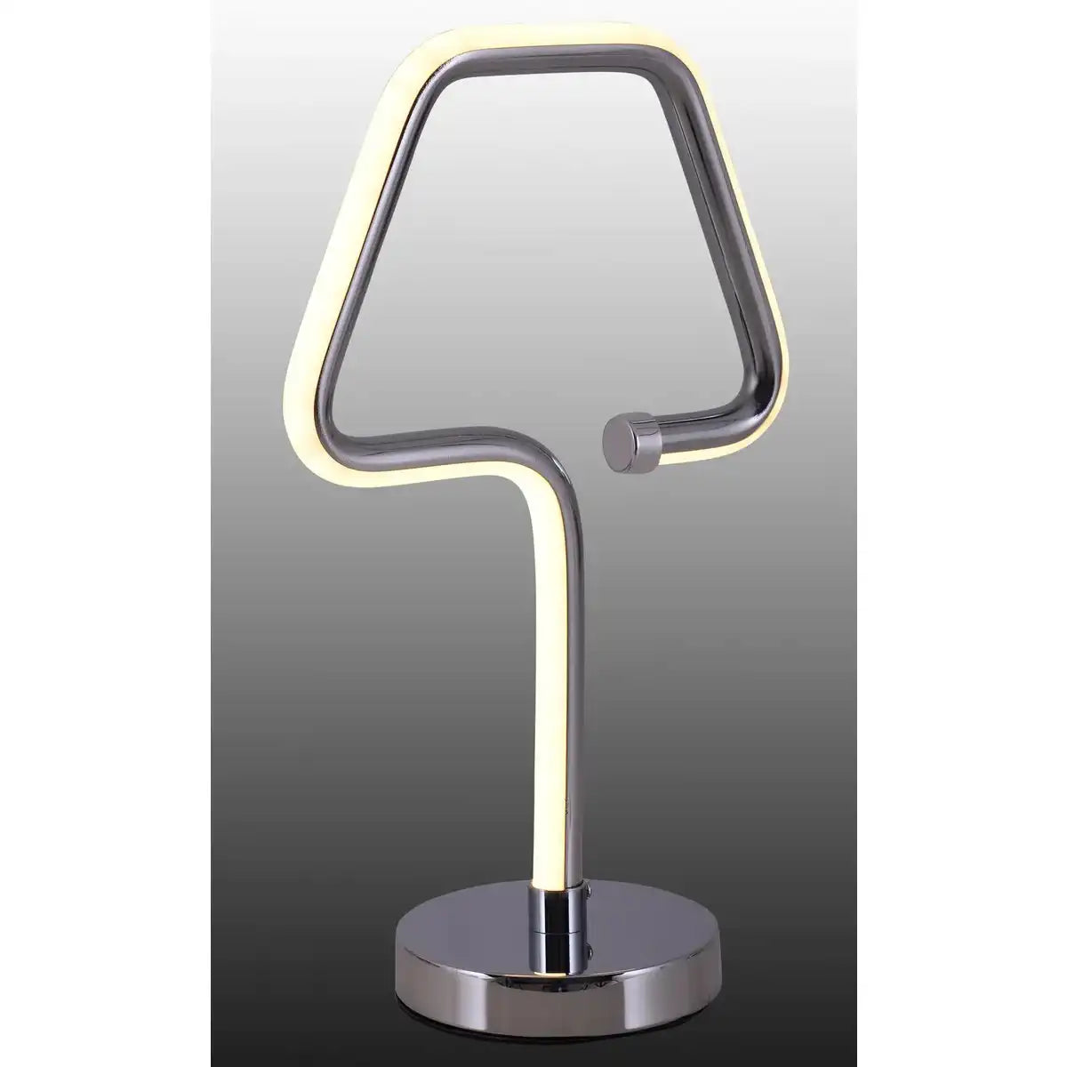 LED Tischleuchte "Loop Line" h: 30cm chrom