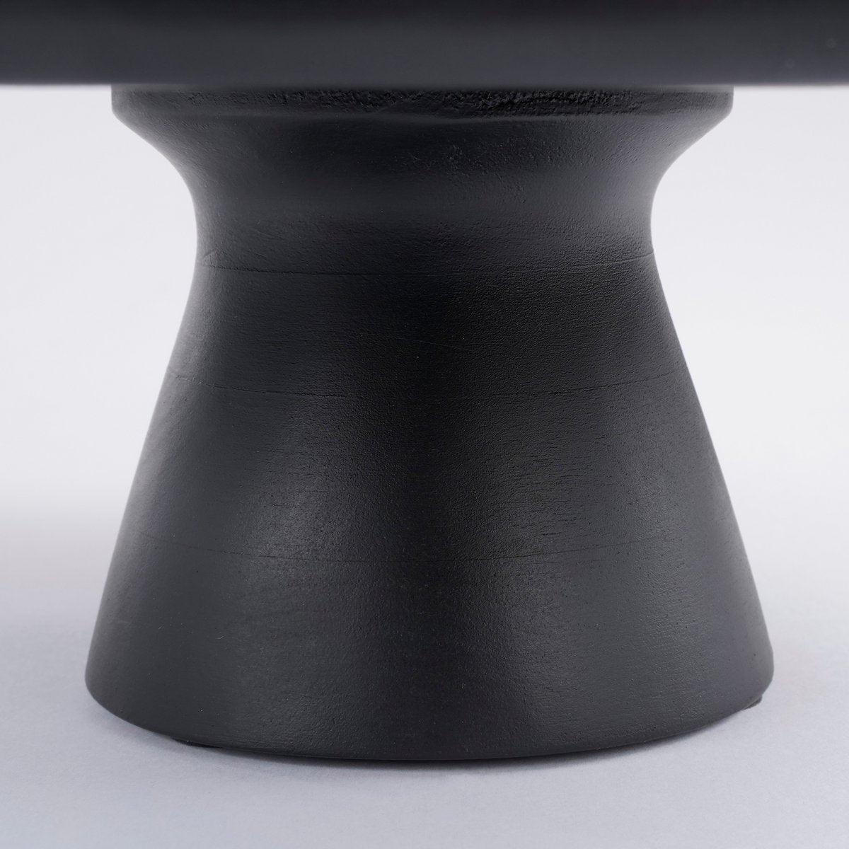 Tallo Tortenständer – H10 x Ø30 cm – 100 % FSC Mangoholz – Schwarz