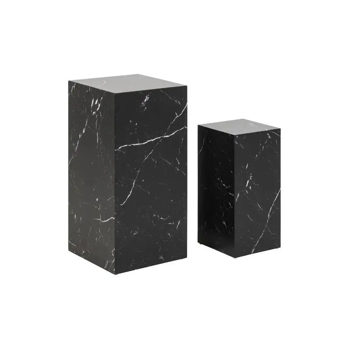 Beistelltisch 2er Set Schwarz - HomeDesign Knaus