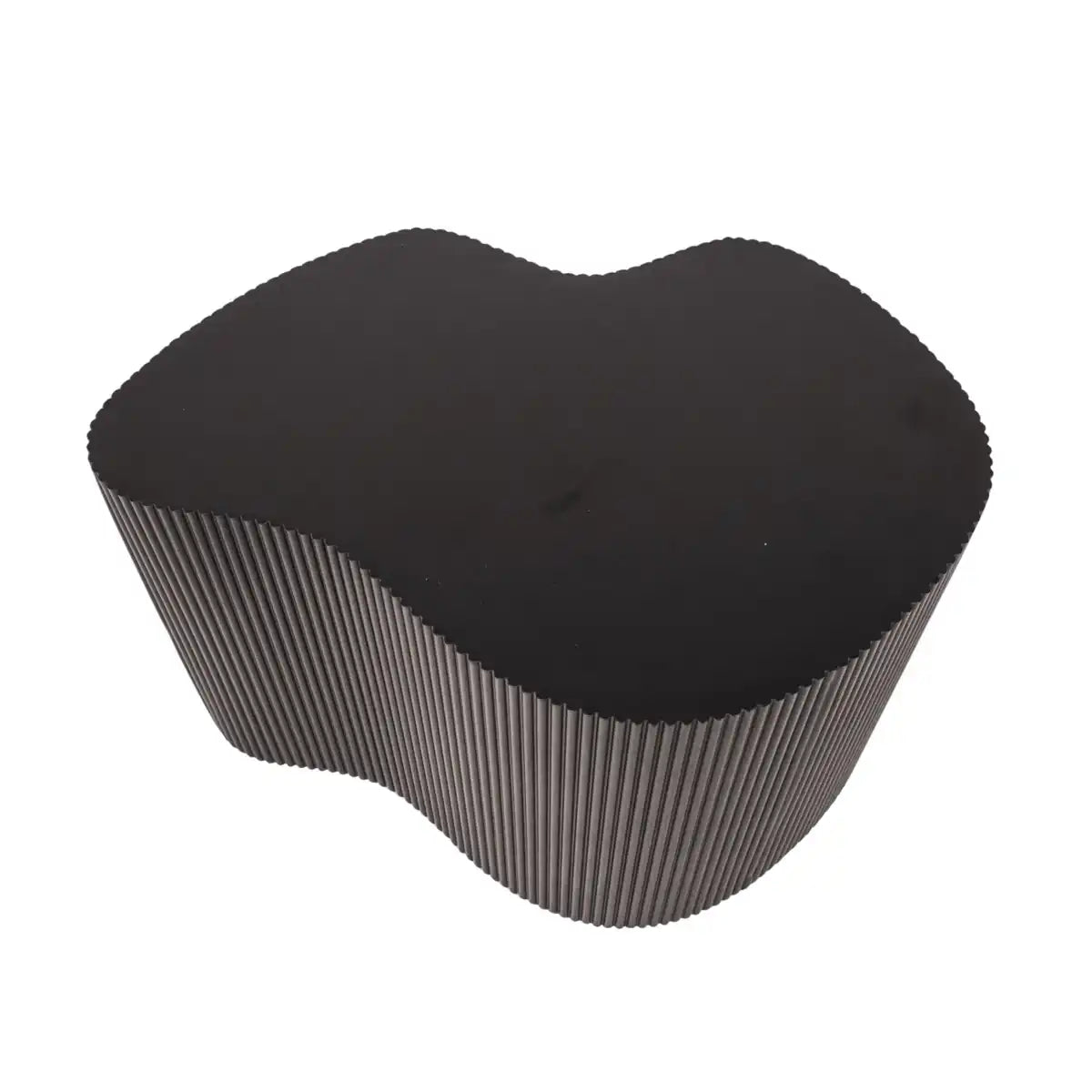 Beistelltisch -Biting Lip - MDF - Schwarz - 60x60x40cm - HomeDesign Knaus