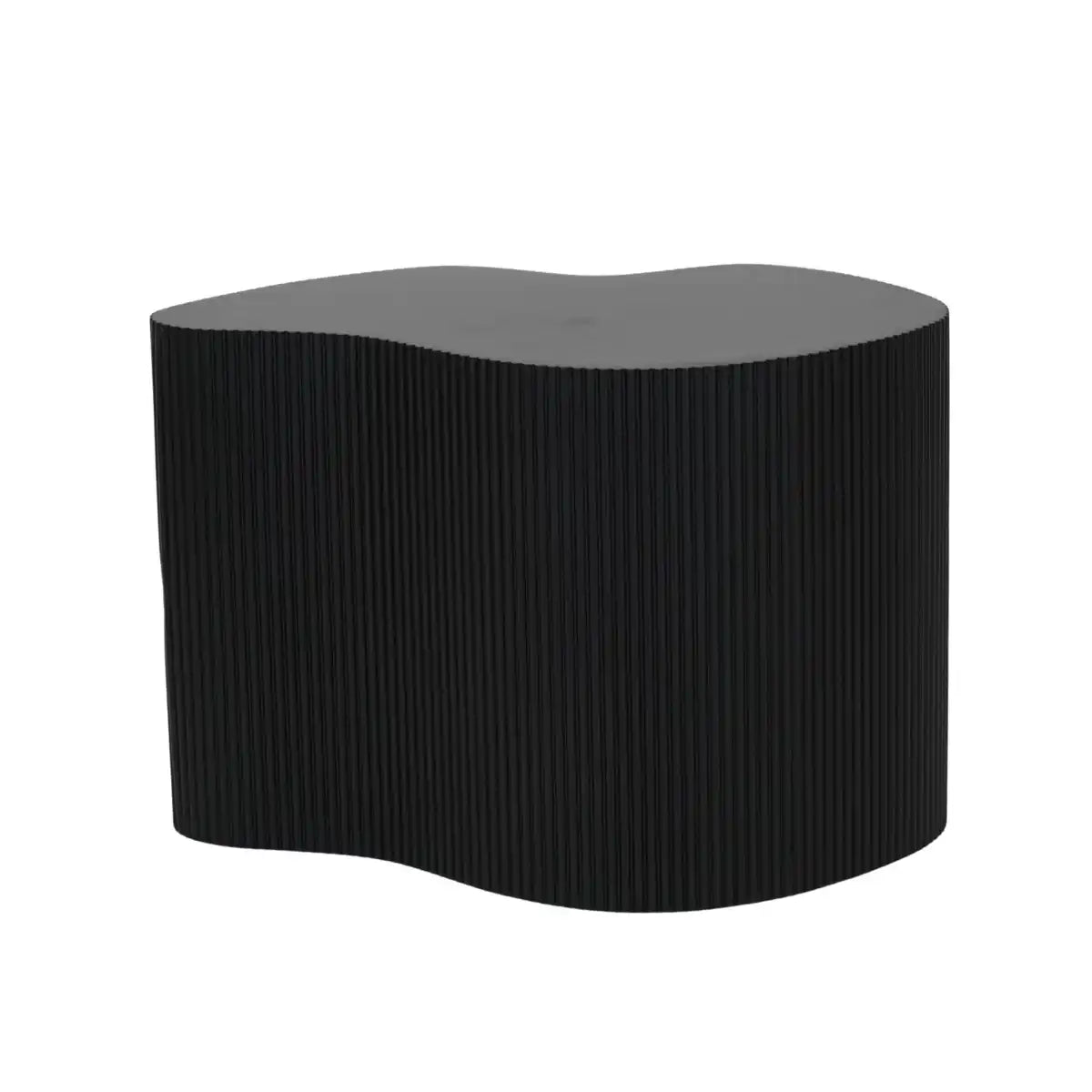Beistelltisch -Biting Lip - MDF - Schwarz - 60x60x40cm - HomeDesign Knaus
