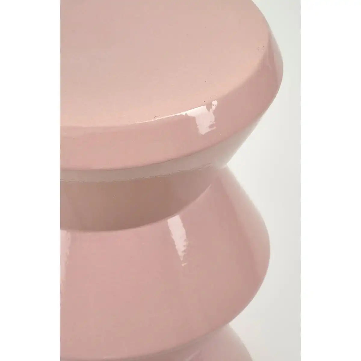Beistelltisch – H42 x Ø31 cm – Keramik – Lila - HomeDesign Knaus