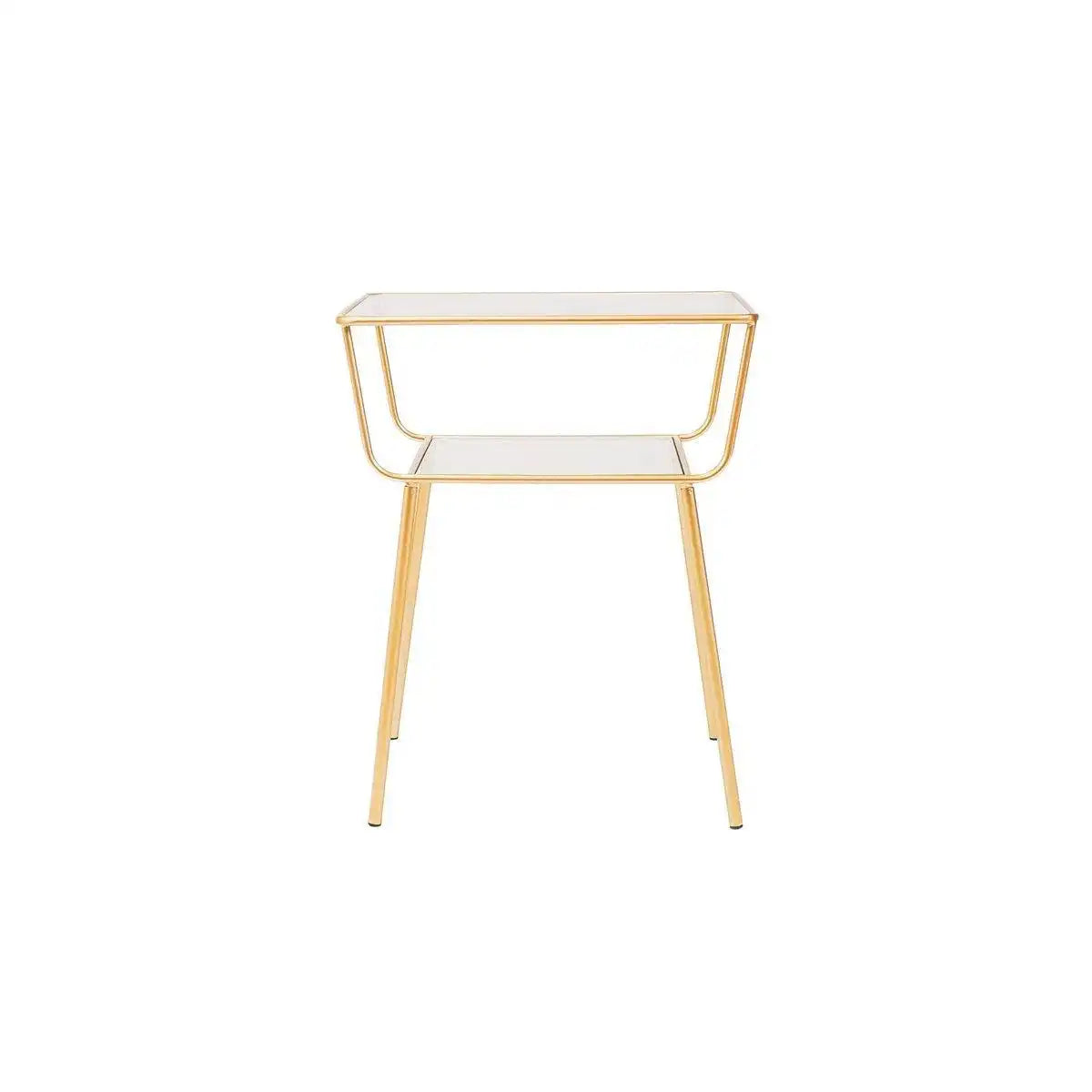 Beistelltisch / Nachttisch - Gold - 50x35x60cm - HomeDesign Knaus