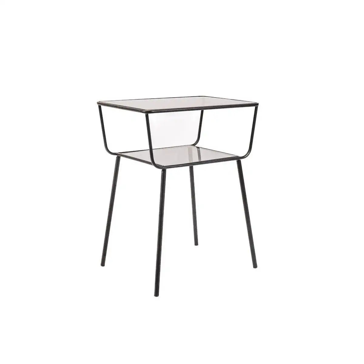 Beistelltisch / Nachttisch - Schwarz - 50x35x60cm - HomeDesign Knaus