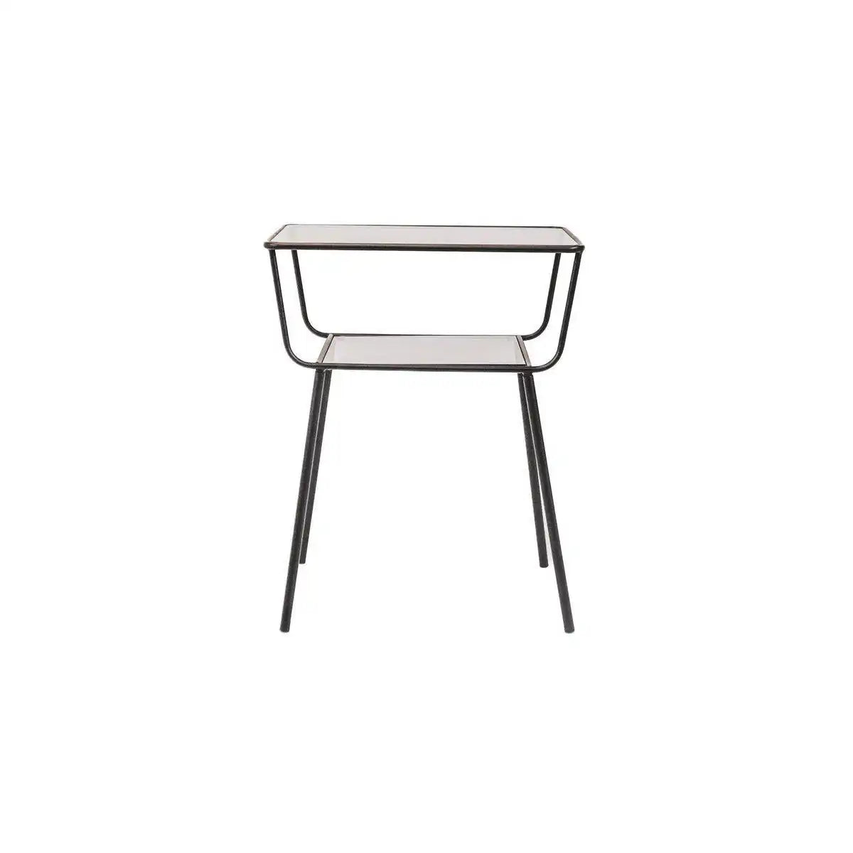 Beistelltisch / Nachttisch - Schwarz - 50x35x60cm - HomeDesign Knaus