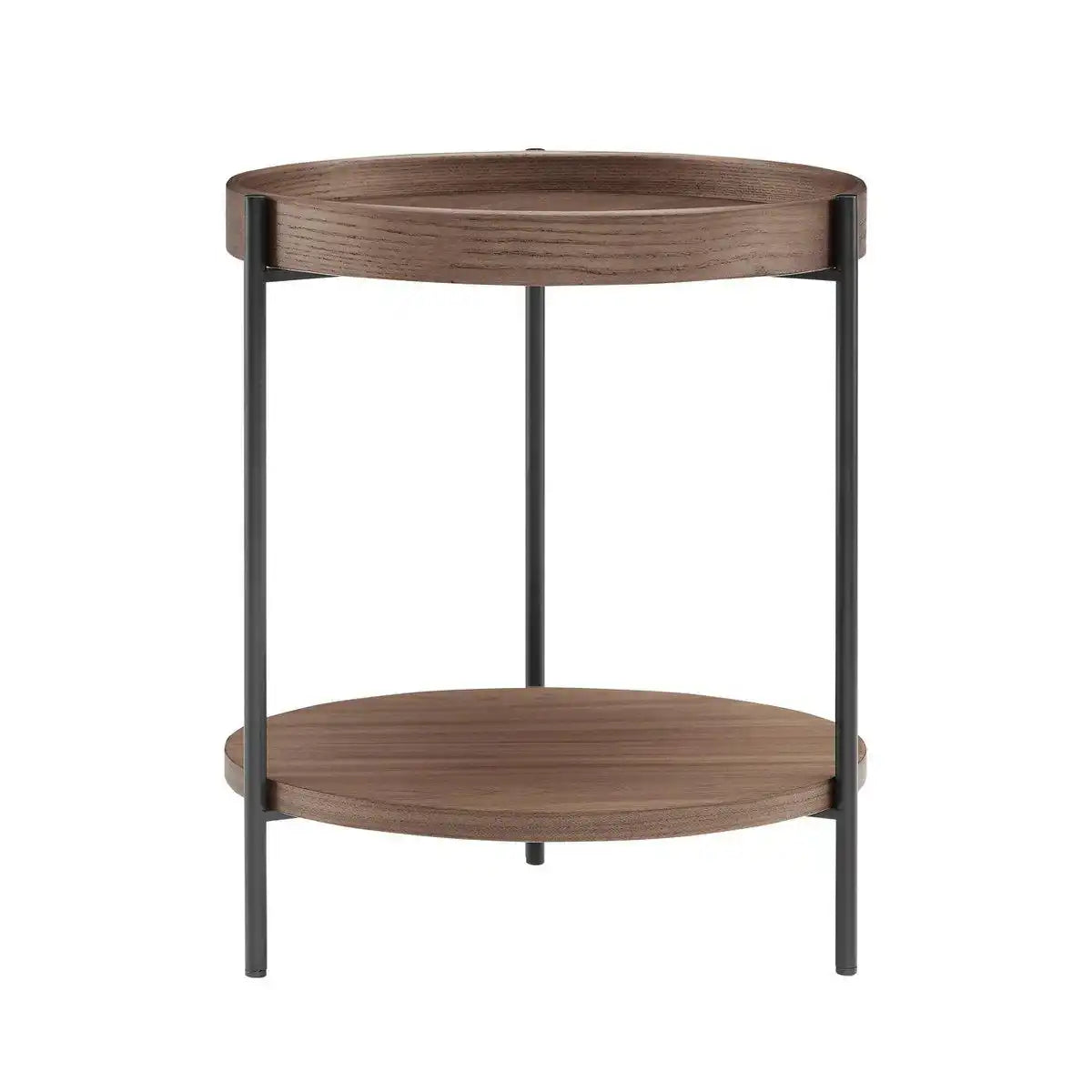 Beistelltisch Ø 44 cm Walnuss - HomeDesign Knaus