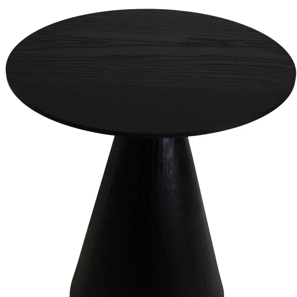 Beistelltisch -Rund- MDF - Schwarz - 40x40x44cm - HomeDesign Knaus