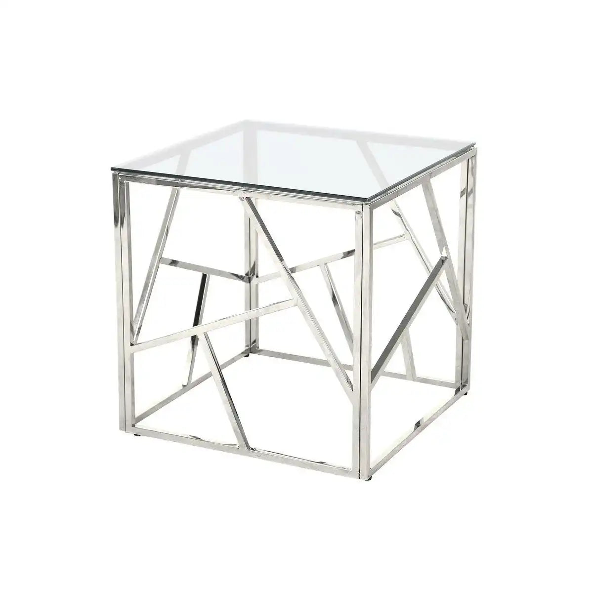 Beistelltisch Silber 55x55 cm - HomeDesign Knaus