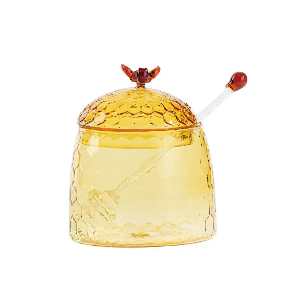 Bernsteinhonig -Topf 9,5x9.5x15 cm - HomeDesign Knaus