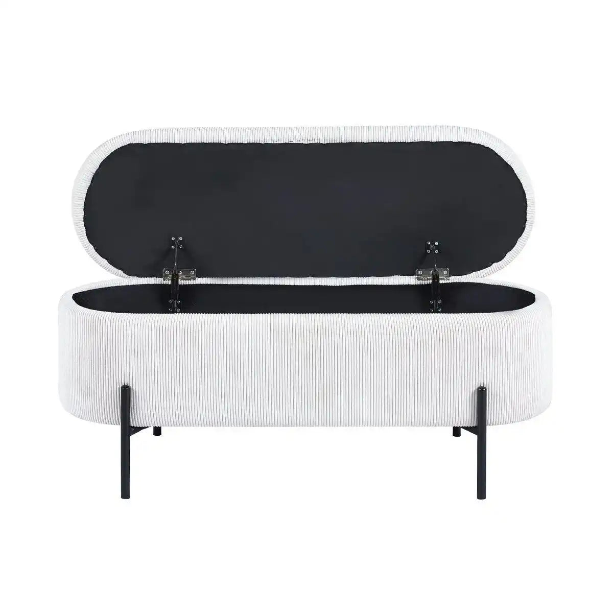 Bettbank mit Stauraumfunktion Beige - HomeDesign Knaus