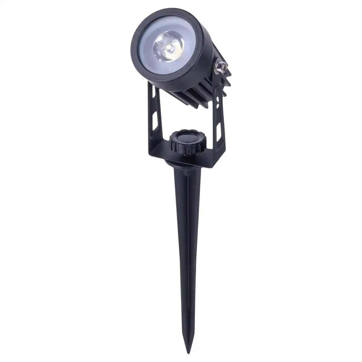 3er LED Solarspot mit Erdspieß ""Spoti"" Außen-Erdspieß aus Metall und ABS-Kunststoff in Schwarz, mit fest verbauten LEDs mit drei Leistungsstufen