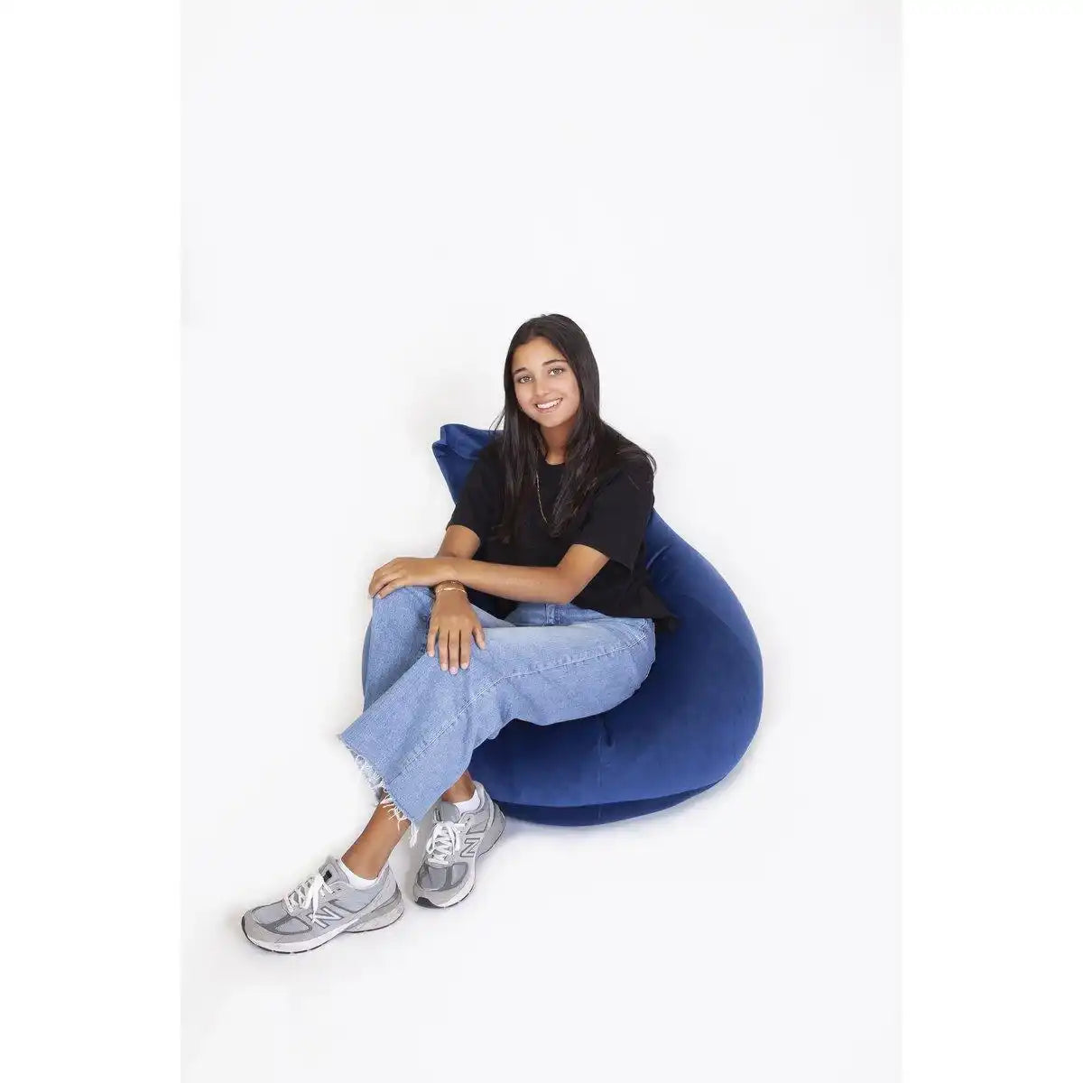 BIG POIRE VELVET - ozeanblau - HomeDesign Knaus