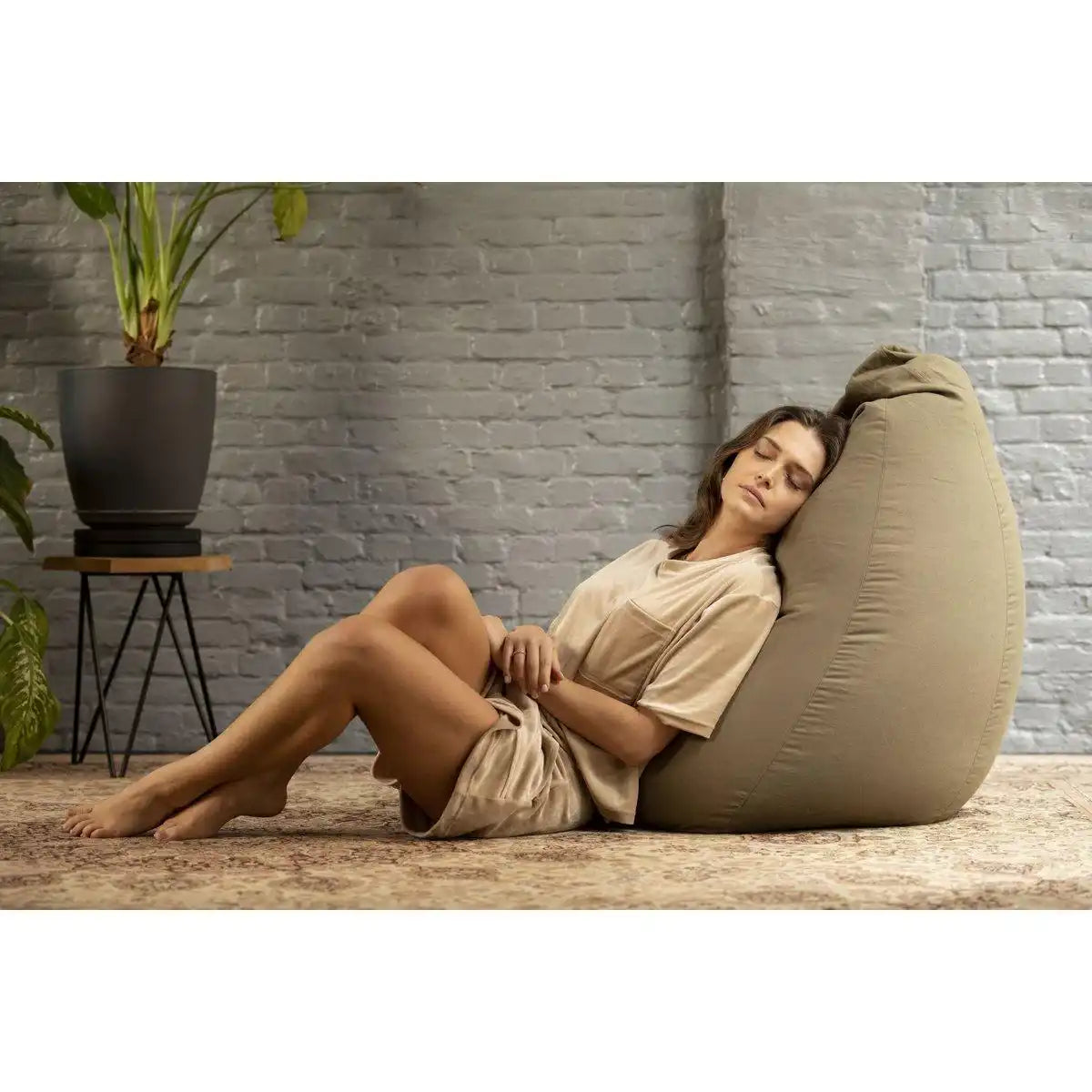 Birnenbaumwolle – Khaki - HomeDesign Knaus