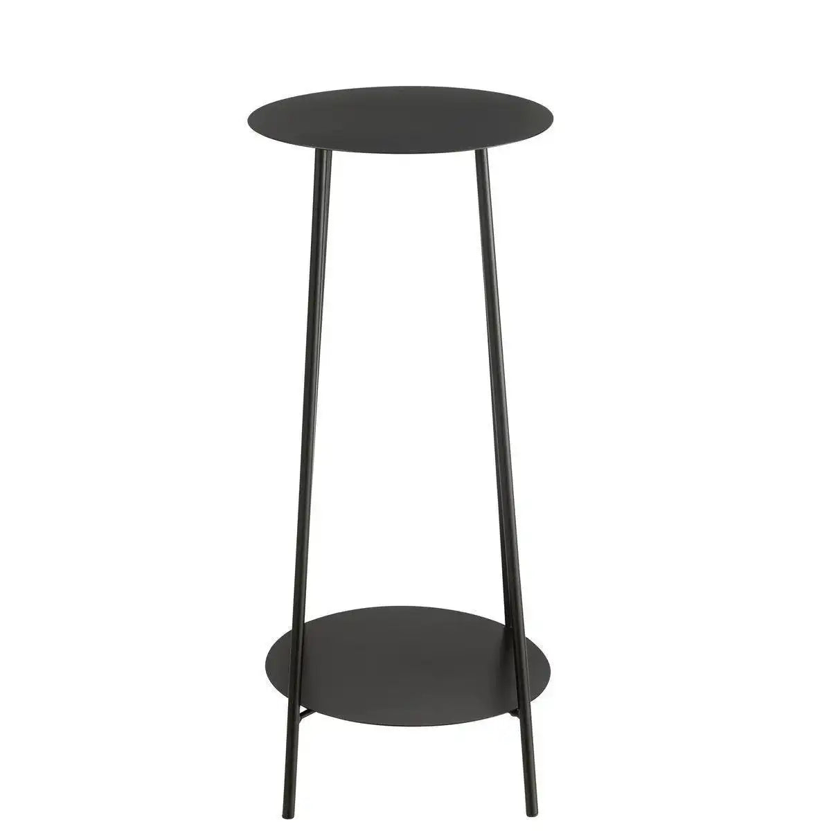 Blumenständer Zwei Metall Schwarz 70 cm - HomeDesign Knaus