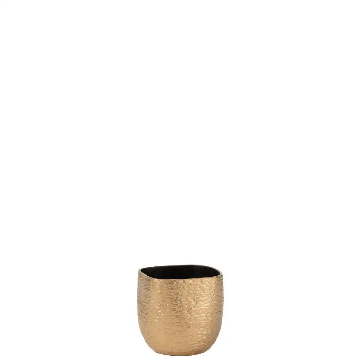 Blumentopf Audrey - Keramik - Gold - klein - Ø 20,00 cm - HomeDesign Knaus