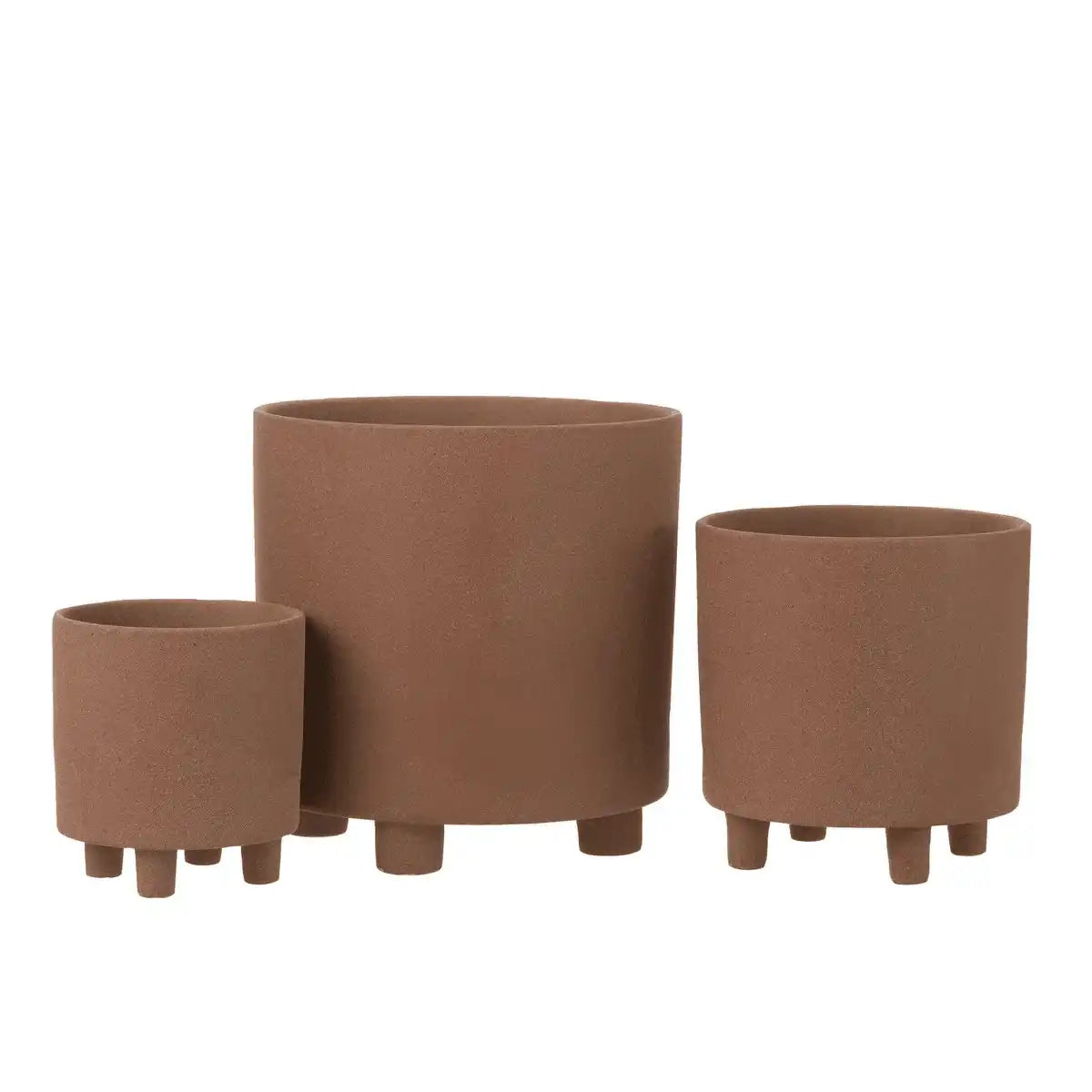 Blumentopf Thibault Keramik Braun - HomeDesign Knaus