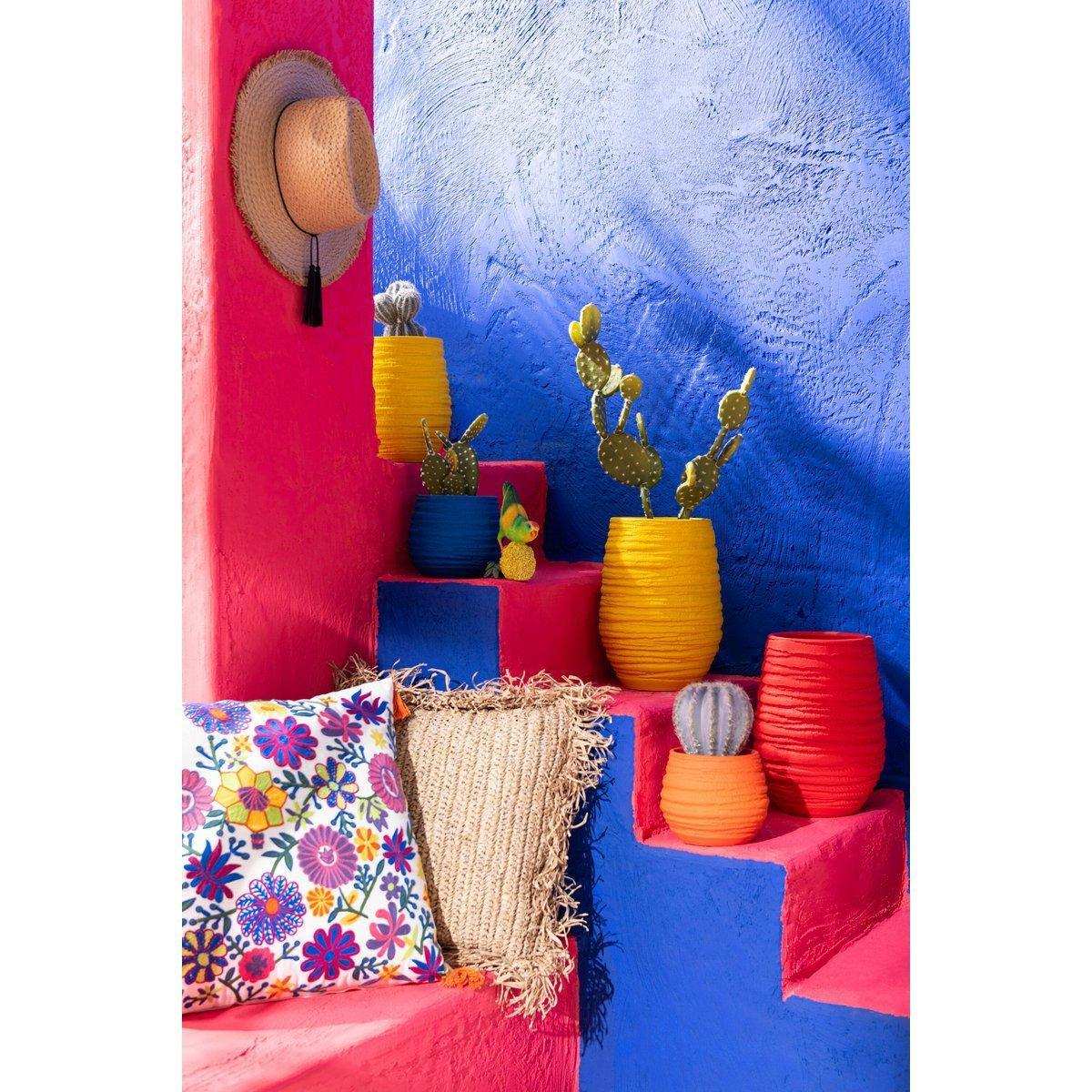 Blumenvase Blumentopf Fiesta Keramik Handgefertigt - HomeDesign Knaus
