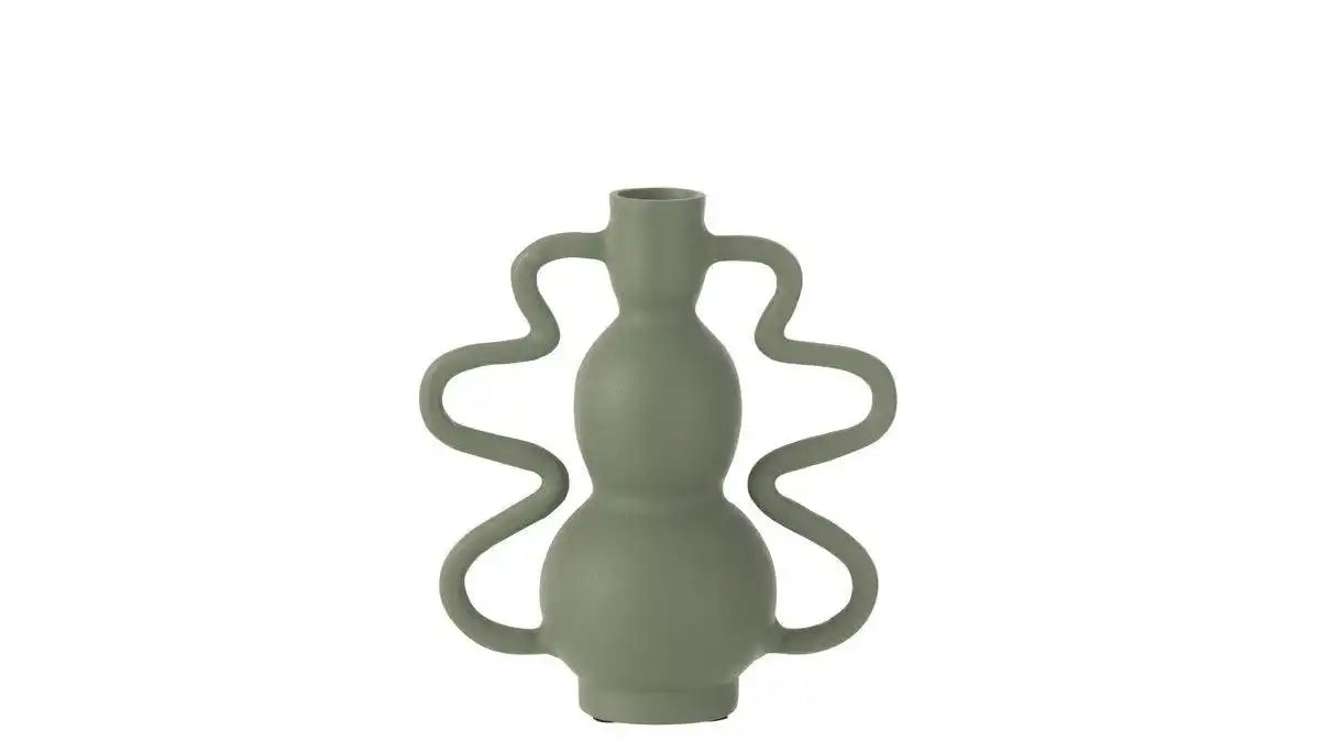 Blumenvase Designer Vase Marie Aluminium Grün - HomeDesign Knaus