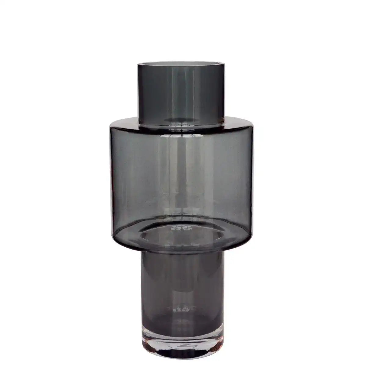 Blumenvase Glasvase Braun Juba Rauchglas Grau Vase 40 cm - HomeDesign Knaus