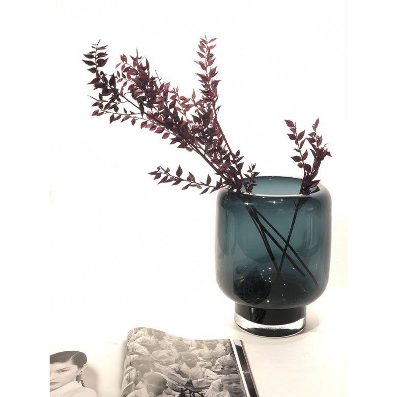 Blumenvase moderner Klassiker aus dickem Qualitätsglas - HomeDesign Knaus