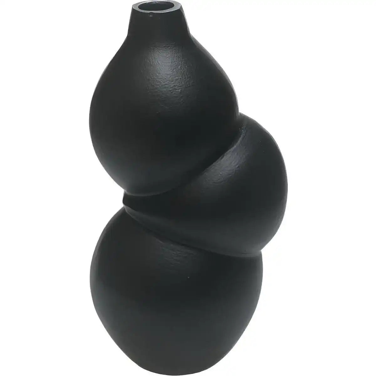 Blumenvase Schwarz Vase Barbosa 30cm - HomeDesign Knaus