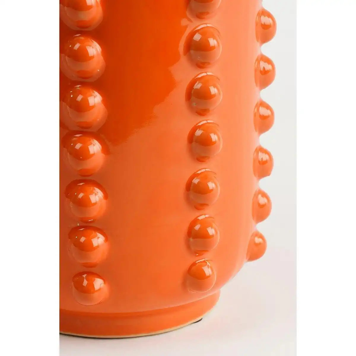 Boaz Vase - H30 x Ø11 cm - Keramik - Orange - HomeDesign Knaus