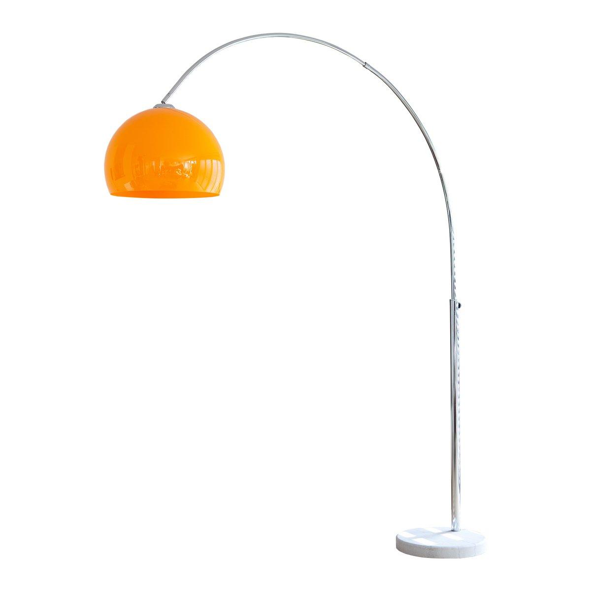 Bogenlampe 208 cm orange - HomeDesign Knaus