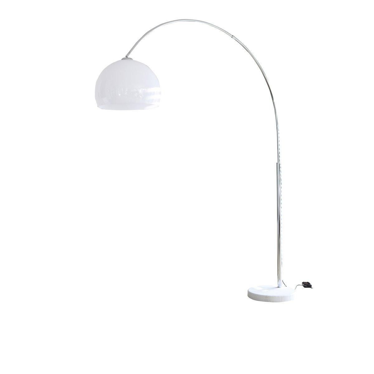 Bogenlampe 208 cm weiß - HomeDesign Knaus