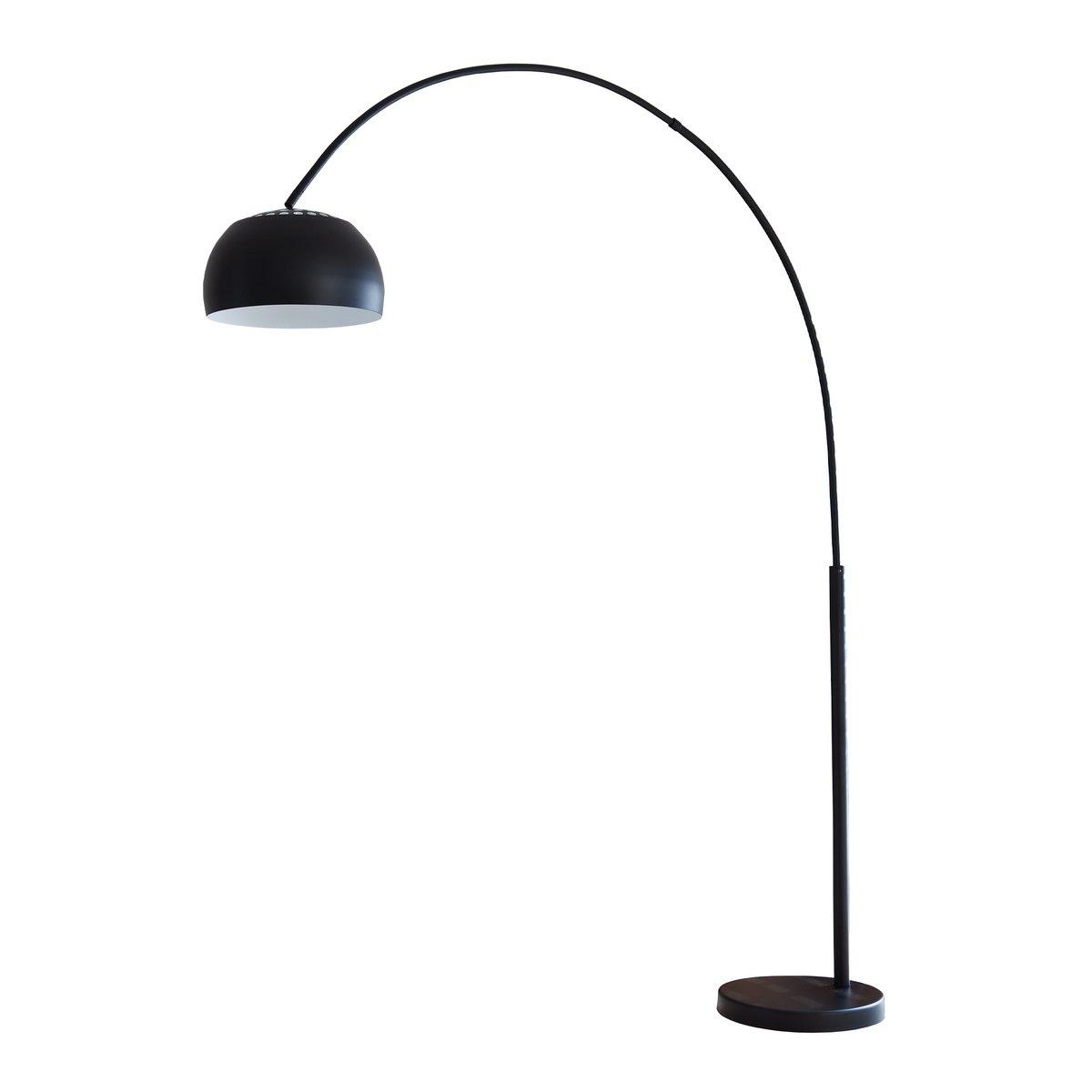 Bogenlampe 195 cm schwarz - HomeDesign Knaus