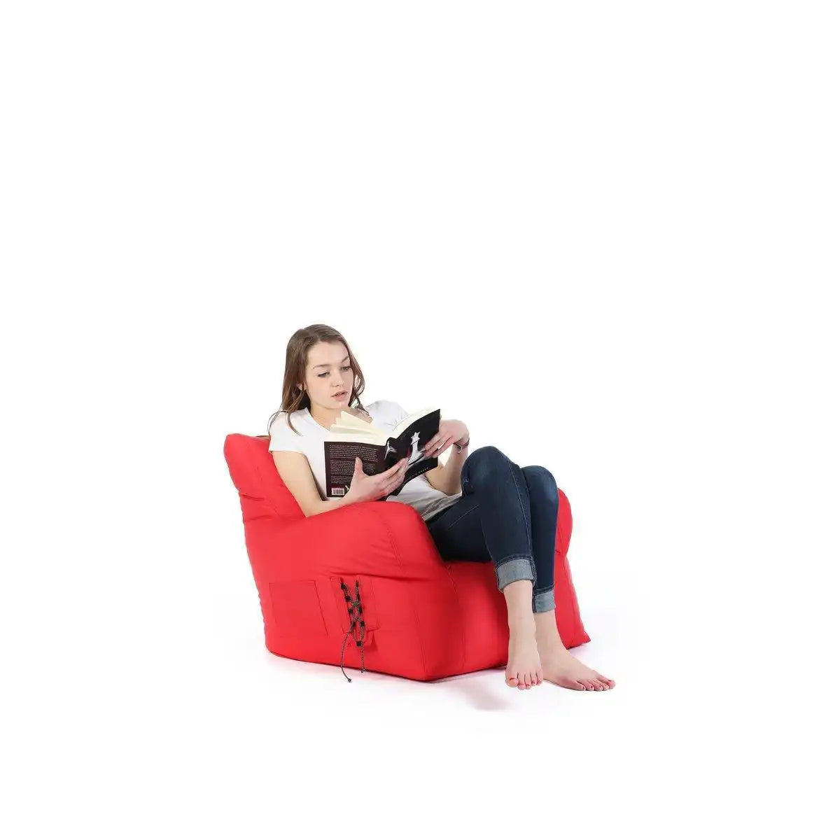 BOHNENSOFA - rot - HomeDesign Knaus